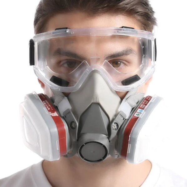 6200 Respirator Half Face Gas Mask Anti Dust Respirator  Face Gas Mask Protection Industrial Gas Masks with Filters Widely Used - Image 3