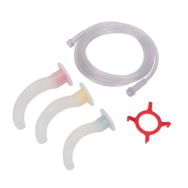 Adults Manual Resuscitator PVC Ambu Bag Oxygen Tube First Aid Kit Tool Simple Breathing Apparatus Oxygen Making Machines - Image 4