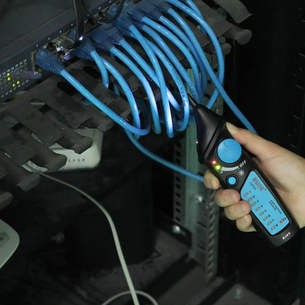 Bside Network Cable Tracker RJ45 LAN Finder Signal RJ11 Telephone Wire ...