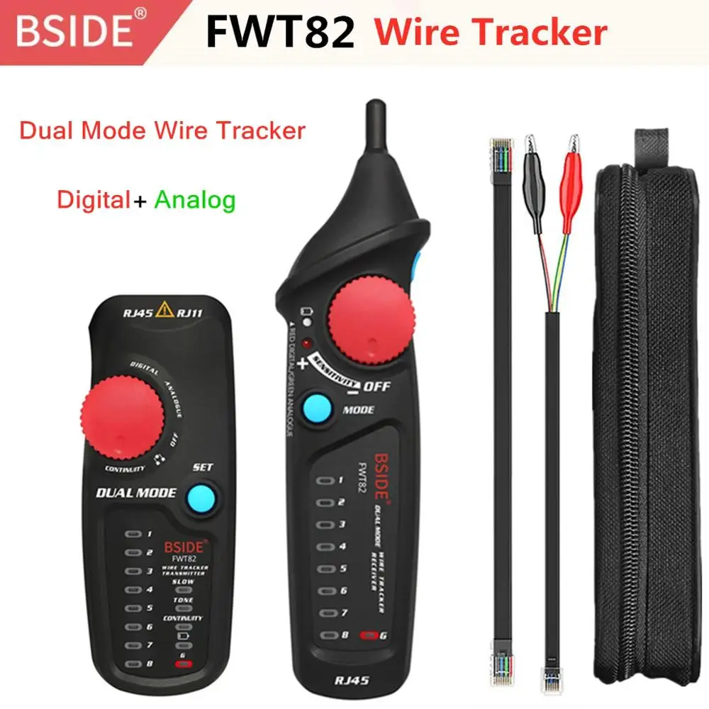 Bside Network Cable Tracker RJ45 LAN Finder Signal RJ11 Telephone Wire ...