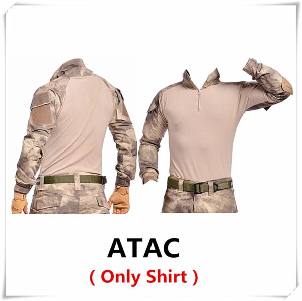 Camouflage tactical military clothing paintball army cargo pants combat trousers multicam militar tactical pants with knee pads - Image 13