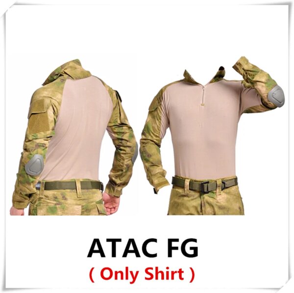 Camouflage tactical military clothing paintball army cargo pants combat trousers multicam militar tactical pants with knee pads - Image 20