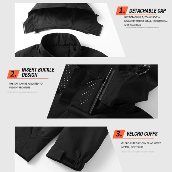 Custom Jacket Windbreaker DIY Photo Logo  personality customization women Sport Hoodie wholesale Men Outdoor Waterproof coat - Image 3