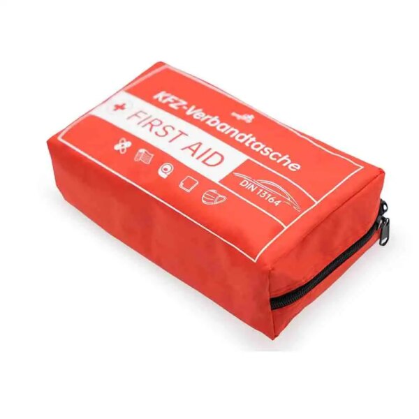First Aid Kit DIN 13164 Emergency Medical First Aid Bag Car First Aid Kit with 31 EMT Items For Home Office Hiking Travelling - Image 3