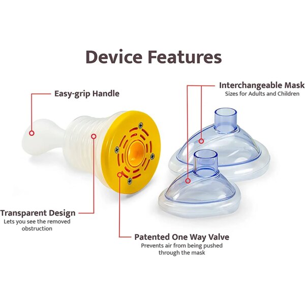 First Aid Kit Emergency Choking Rescue Device Adults Children Choking Help Kits Home Asphyxia Rescues Tool Anti Suffocaation - Image 2