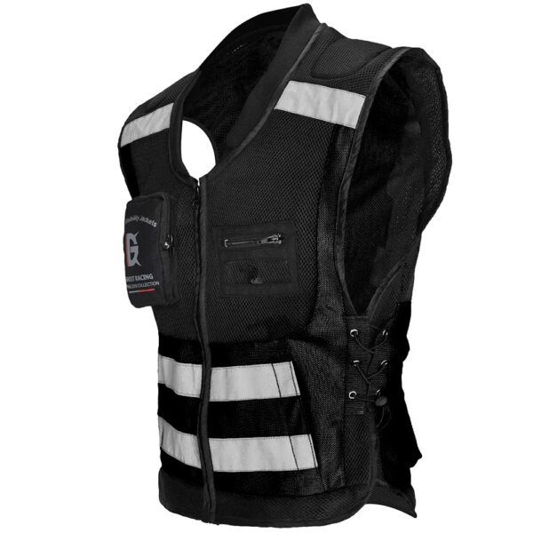Ghost Racing Motorcycle Reflective Safety Clothing Men's Motorcyclist Fluorescent High Visibility Jackets Motorcycle Rider Vest - Image 5