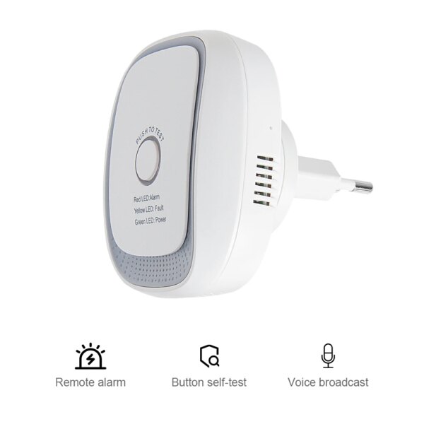 HEIMAN Zwave GAS lpg leak detector Z wave Fire Security Alarm system safety Z-wave Smart home Leakage sensor - Image 2