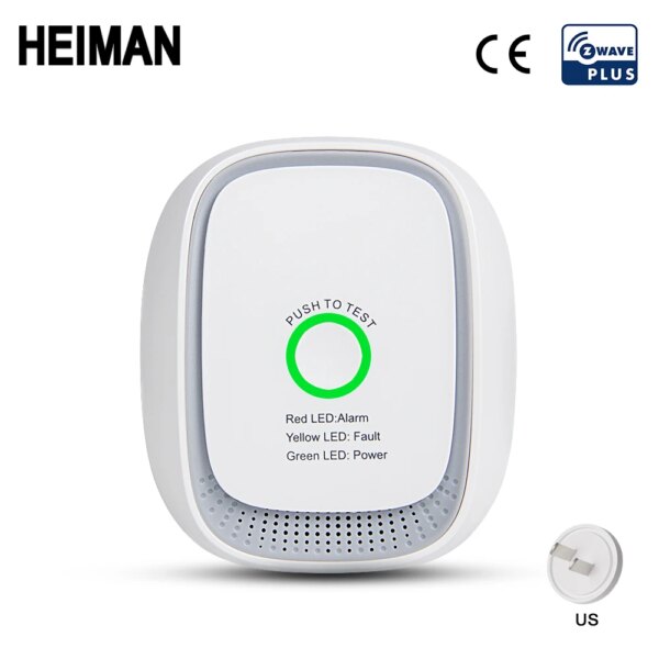 HEIMAN Zwave GAS lpg leak detector Z wave Fire Security Alarm system safety Z-wave Smart home Leakage sensor - Image 7