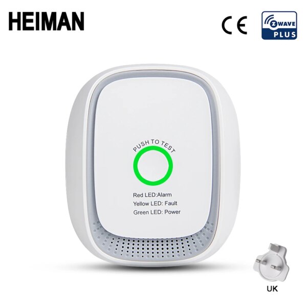 HEIMAN Zwave GAS lpg leak detector Z wave Fire Security Alarm system safety Z-wave Smart home Leakage sensor - Image 8
