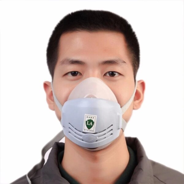 Half Face Gas Mask Respiratory Dust-proof High Efficiency Filters Protective Industrial Anti PM2.5 Respirator Dust Mask PM015 - Image 2