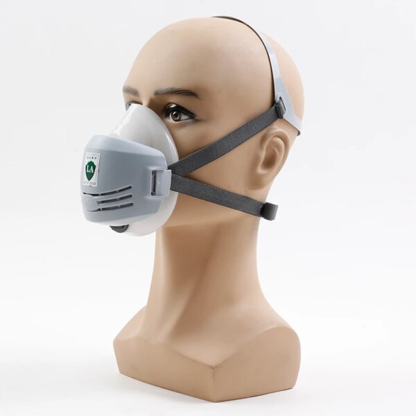 Half Face Gas Mask Respiratory Dust-proof High Efficiency Filters Protective Industrial Anti PM2.5 Respirator Dust Mask PM015 - Image 4