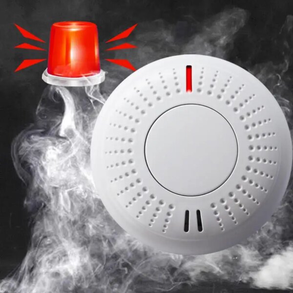 Independent Smoke Detector 10 Years Lifespan Battery Powered For Fire Home Safety, EN14604 Certificated - Image 2