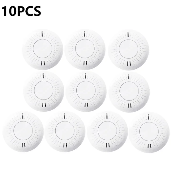 Independent Smoke Detector 10 Years Lifespan Battery Powered For Fire Home Safety, EN14604 Certificated - Image 9