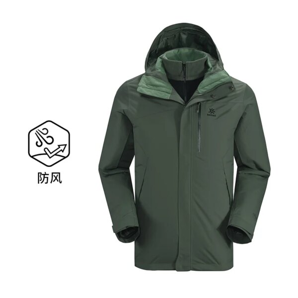 Kailas Outdoor Warm Mountaineering Clothes Men's Women's Windproof Waterproof Fleece Three In One Hiking Heated Jacket - Image 20