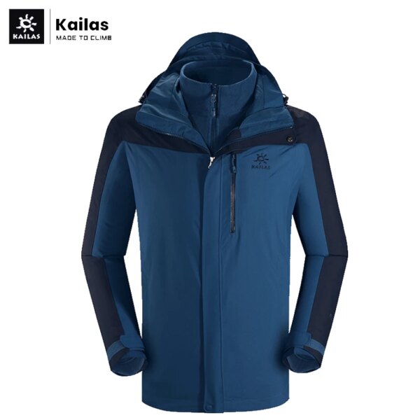 Kailas Outdoor Warm Mountaineering Clothes Men's Women's Windproof Waterproof Fleece Three In One Hiking Heated Jacket