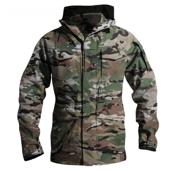 M65 Military Tactical Jackets Men Waterproof Windbreaker Jacket Male Hooded Coat Outdoor Fishing/Trekking Hiking Jackets - Image 5