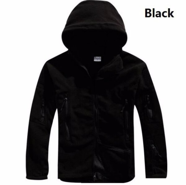 Men US Military Winter Thermal Fleece Tactical Jacket Outdoors Sports Hooded Coat Militar Softshell Hiking Outdoor Army Jackets - Image 7