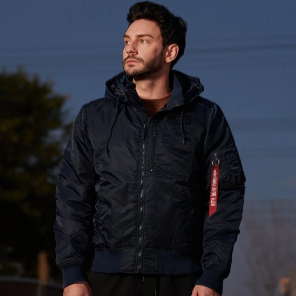 Men's winter very stylish waterproof and windproof jacket, insulated with sintepon - Image 4