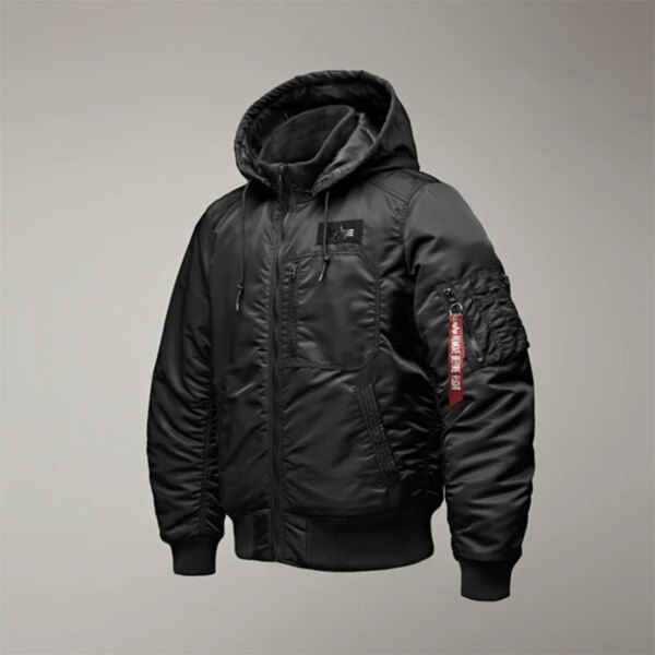 Men's winter very stylish waterproof and windproof jacket, insulated with sintepon - Image 7