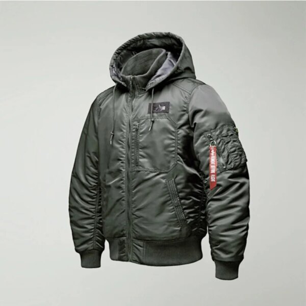 Men's winter very stylish waterproof and windproof jacket, insulated with sintepon - Image 8