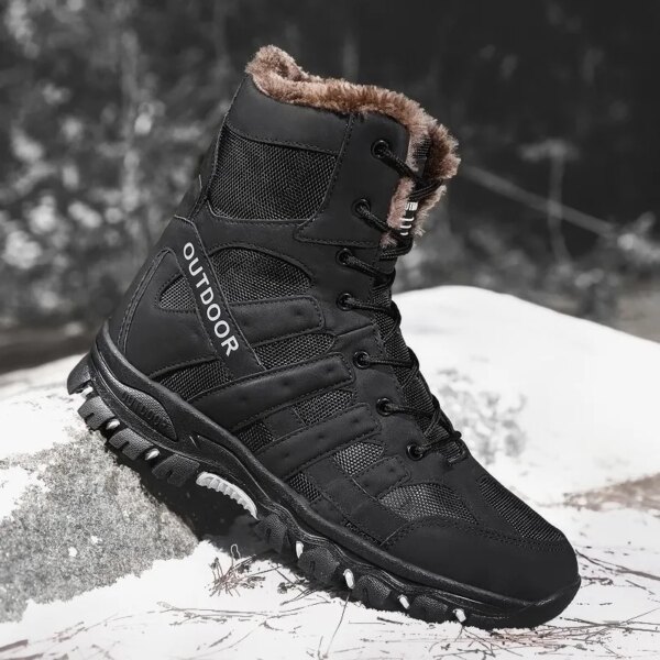 Outdoor Men Tactical Boots Army Boots Mens Military Desert Waterproof Work Safety Shoes Climbing Hiking Shoes Ankle Men Boots - Image 4