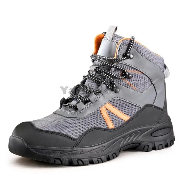 Outdoor Men Work Boots Safety Shoes Anti-puncture Safety Boot Work Steel Toe Shoes Indestructible Desert Combat Boots Protective - Image 23