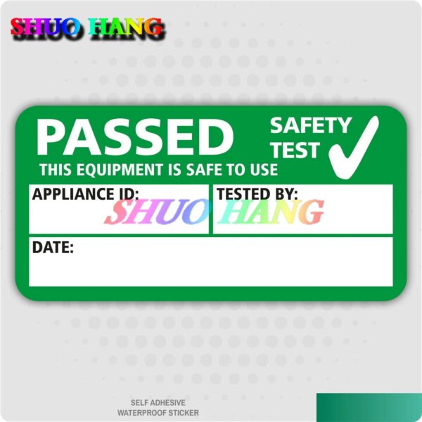 PAT Test Passed or Failed Stickers Electrical Safety Self Adhesive Labels  Vinyl Stickers Accessories - Image 2