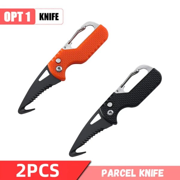 Portable Multifunctional Knife Stainless Open Express Parcel Strap Cutter Emergency Survival Tool,Carry-on Unpacking Box Opener - Image 15