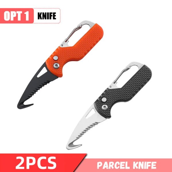 Portable Multifunctional Knife Stainless Open Express Parcel Strap Cutter Emergency Survival Tool,Carry-on Unpacking Box Opener - Image 18