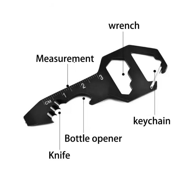 Portable Multifunctional Knife Stainless Open Express Parcel Strap Cutter Emergency Survival Tool,Carry-on Unpacking Box Opener - Image 7