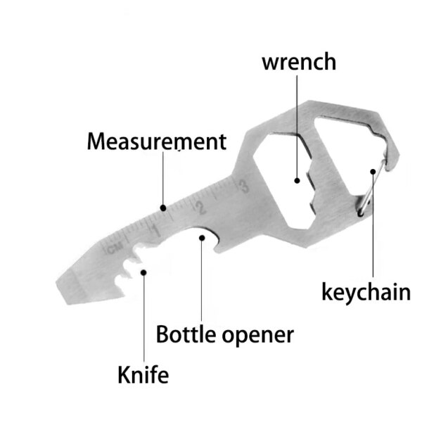 Portable Multifunctional Knife Stainless Open Express Parcel Strap Cutter Emergency Survival Tool,Carry-on Unpacking Box Opener - Image 8