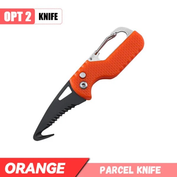 Portable Multifunctional Knife Stainless Open Express Parcel Strap Cutter Emergency Survival Tool,Carry-on Unpacking Box Opener - Image 10