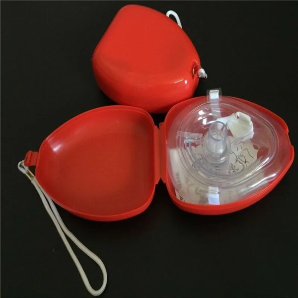 Professional First Aid CPR Breathing Mask Protect Rescuers Artificial Respiration Reuseable with One-way Valve Tools - Image 5