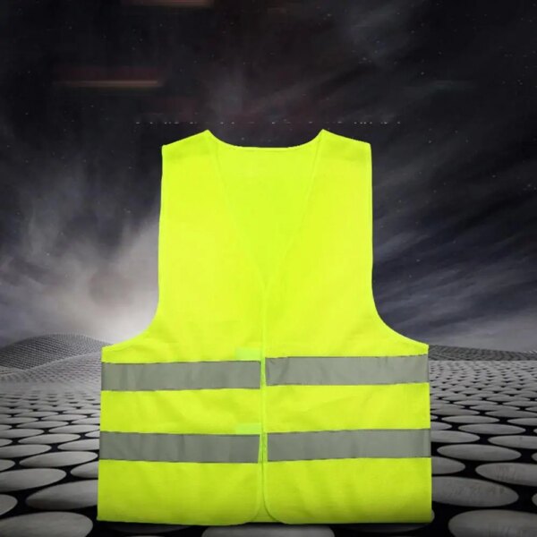 Reflective Vest High Visibility Fluorescent Outdoor Safety Clothing Waistcoat Safety Vest Ventilate Vest - Image 2