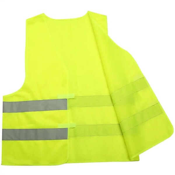 Reflective Vest High Visibility Fluorescent Outdoor Safety Clothing Waistcoat Safety Vest Ventilate Vest - Image 4