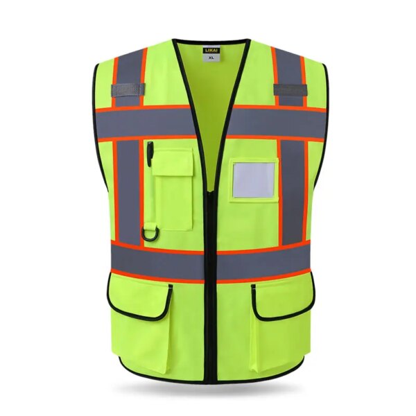 SPARDWEAR Hi vis vest workwear clothing safety reflective vest safety vest reflective logo printing - Image 2