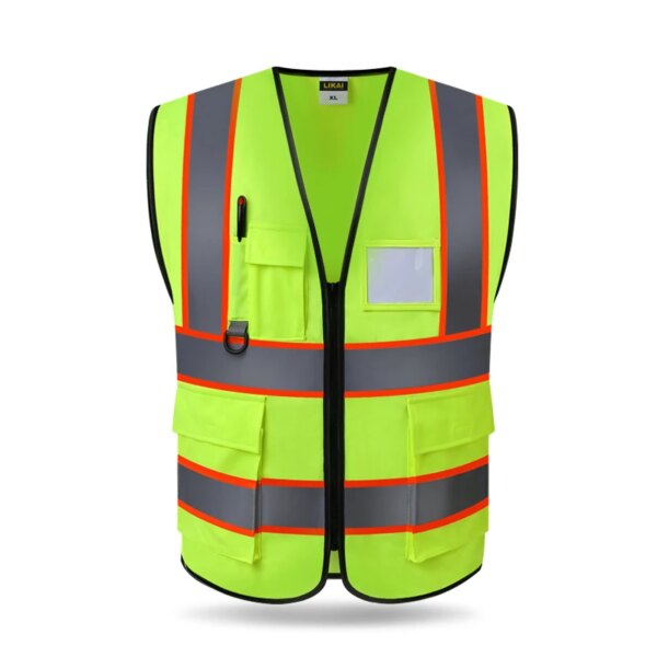 SPARDWEAR Hi vis vest workwear clothing safety reflective vest safety vest reflective logo printing - Image 16