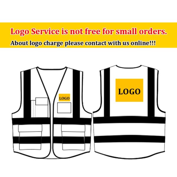 SPARDWEAR Hi vis vest workwear clothing safety reflective vest safety vest reflective logo printing - Image 6