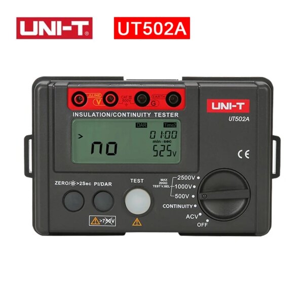 UNI-T Insulation Resistance Tester UT501 UT502 Digital Voltmeter Ohmmeter Megohmmeter Professional Ohm Meter Tester - Image 4