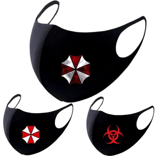 Umbrella Corporation Logo Game Cosplay Costume Face Mask Dustproof Adult Masks Washable