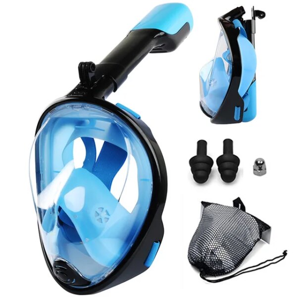 Underwater Scuba Anti Fog Full Face Diving Mask Snorkeling Respiratory Masks Safe Waterproof Swimming Equipment for Adult Youth - Image 23