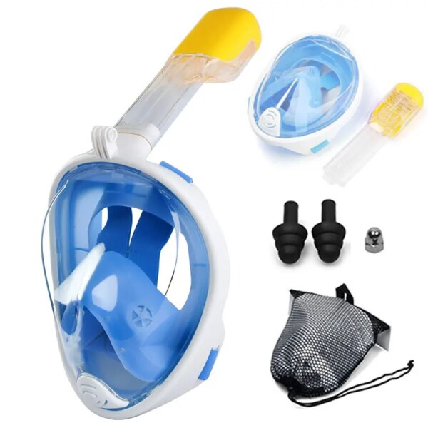 Underwater Scuba Anti Fog Full Face Diving Mask Snorkeling Respiratory Masks Safe Waterproof Swimming Equipment for Adult Youth - Image 7