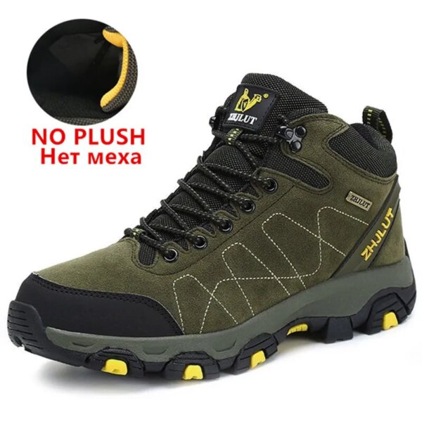 Winter Combat Boots Men Waterproof Ankle Safety Work Boots For Couple Outdoor Hikking Boots Males Military Boots Bota Masculina - Image 11