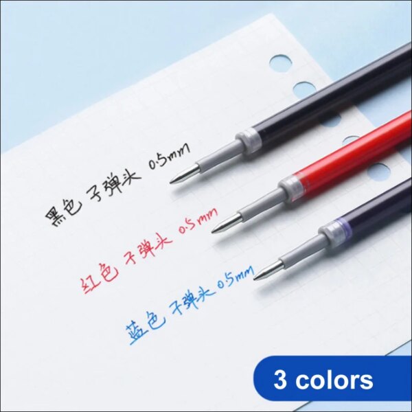 0.5mm 18 PCS/set Gel Pen With Refills For Metal Pens Markers Black / Blue / Red Ink Write Smooth For School Office Business - Image 3