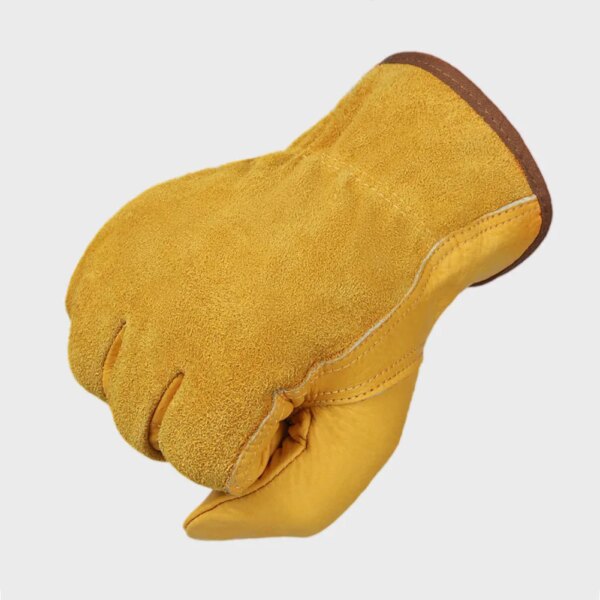 1 Pair Heavy Duty Gardening Gloves Men Women Thorn Proof Leather Work Gloves Garden Cleaning Household Supplies Industrial Glove - Image 3