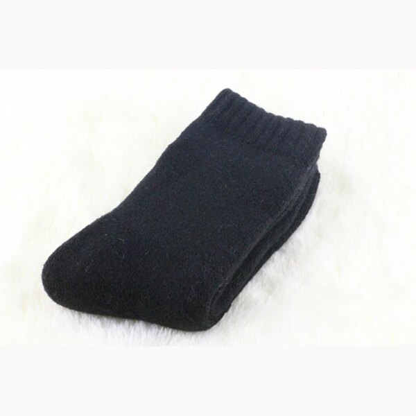 1 lot=3 pairs=6 pieces Wool socks warm socks plus thick velvet solid color thickening winter wool socks Men's socks 2021 winter - Image 4