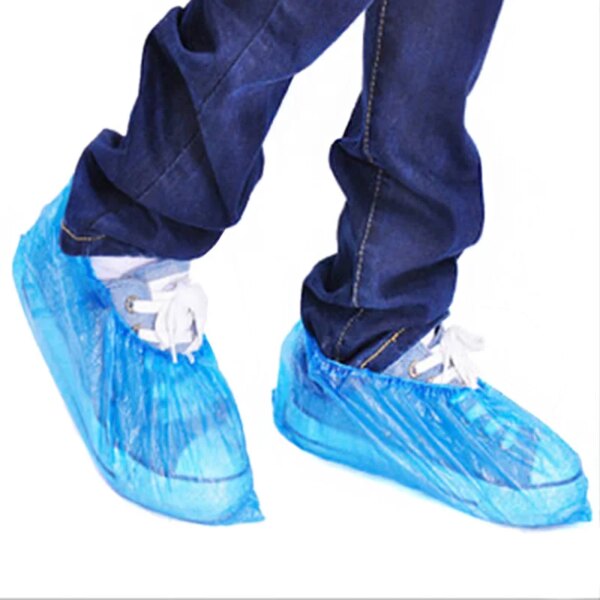 100Pcs Shoe Covers - Disposable Hygienic Boot Cover for Household, Construction, Workplace, Indoor Carpet Floor Protection - Image 3