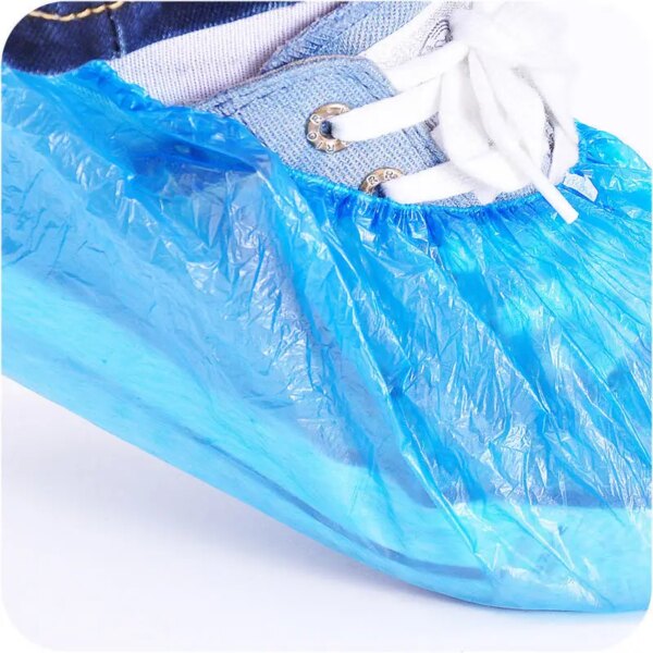 100Pcs Shoe Covers - Disposable Hygienic Boot Cover for Household, Construction, Workplace, Indoor Carpet Floor Protection - Image 6