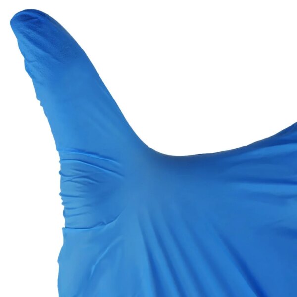 100pc Blue Disposable Latex Gloves Dishwashing Kitchen Work Rubber Garden Protective Gloves Left and Right Hand Universal#T2 - Image 5