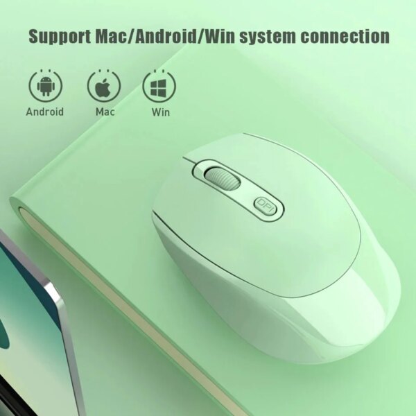 2.4GHz Wireless Gaming Mouse 1600dpi Business Laptop Desktop Home Office Ergonomic Silent Mice For Computer with USB Receiver - Image 2